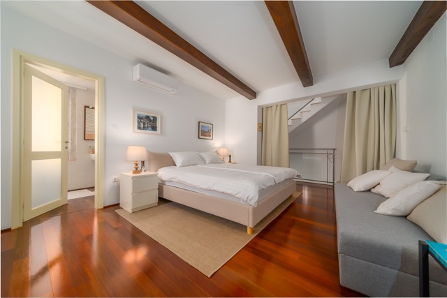 rovinj old town apartment for rent bedroom